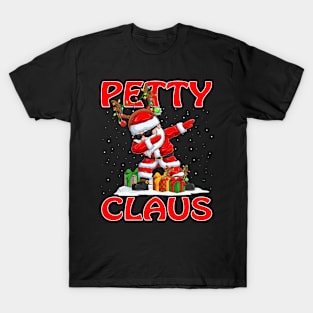 Petty Santa Claus Reindeer Christmas Matching Costume T-Shirt